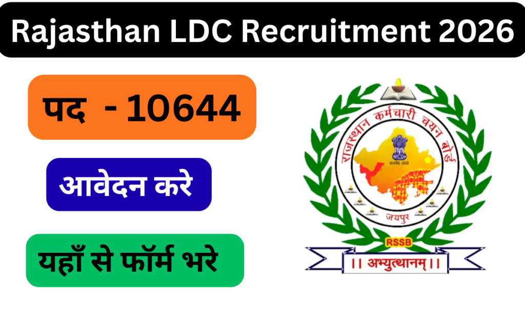 Rajasthan LDC Recruitment 2026